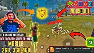 ✅ 3 App No Recoil + Headshot Increase Mobile l Set-edit commands 🇧🇷 How To Use  Mobile! SeNsi Apps🎯