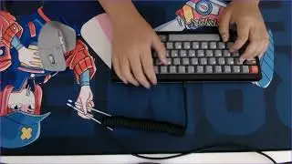 Alpacas on QK65 POM Plate Keyboard