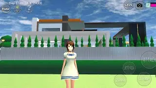Sakura Rina has new beautiful Renovasi Vila Mewah Gin game Sakura school simulator game play video