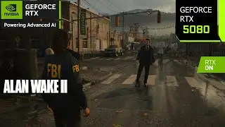 Alan Wake 2 | RTX 5080 4K, 1440p DLSS 4 Multi Frame Generation | Path Tracing | i7 14700F