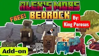 Alex's Mobs MCPE Add-on [Official Trailer]