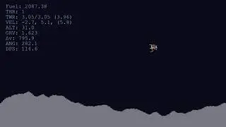 Lunar Lander Game with Customizable Terrain