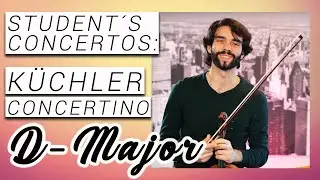 K&uuml;chler, Ferdinand: Concertino op. 12 in D-Major for violin + piano