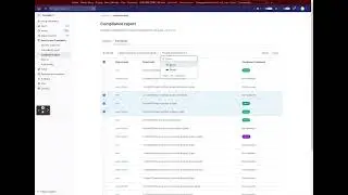 Compliance framework report  - Applying compliance frameworks