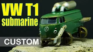 Matchbox Custom - VW t1 submarine from DIECAST HEROES JOURNAL!