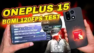 ONEPLUS 15 BGMI SMOOTH+120FPS🤯GRAPHIC TEST🥵