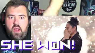 Singer reaction to JESSICA SANCHEZ WINNING AGT 2025