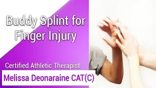 Buddy splint for Finger Injury