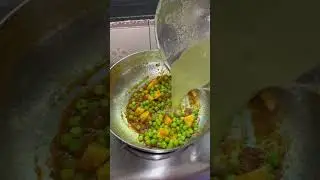 Vatana batata bhaji😋#shorts #bhajirecipe #cooking