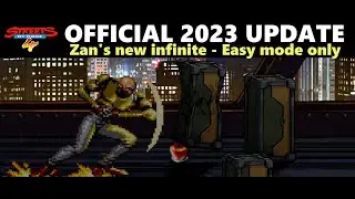 #AD | Streets of Rage 4 - Zan's new Easy difficulty only infinite (official 2023 update)