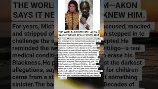 Akon DEFENDS Michael Jackson From the Lies the World Believed 💔 #MichaelJackson #Akon #Truth
