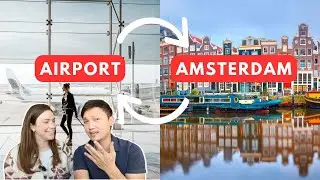 How to Leave Amsterdam Airport During a Long Layover | Train Transit & Luggage Storage