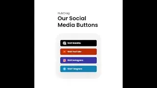 Social Media Buttons Using HTML, CSS, JavaScript #shorts