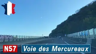 France (F): N57 Voie des Mercureaux (Besançon)