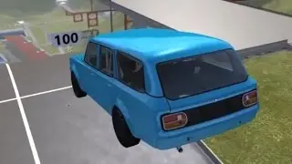Car Jump Arena - Part 1 (Mega Jump) | BeamNG.drive