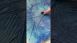 🦋Transformation is growth🦋 plastic wrap technique! #acrylicpaint