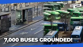 Seoul bus strike halts 7,000 buses, commuters in chaos