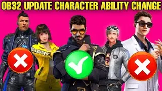 OB32 UPDATE CHARACTER ABILITY CHANGE | AFTER OB32 UPDATE CHARACTER ABILITY CHANGE | CHRONO ABILITY |