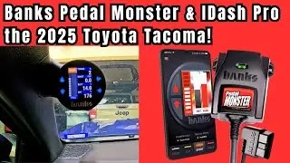 Установка Banks Pedal Monster и IDash Pro для Tacoma 4-го поколения