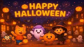 🎃 The Silly Spooky Parade Song! 👻  Happy Halloween Dance for Kids  Meowdy Melodies