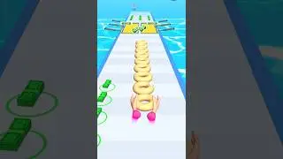 DONUT STACK : RUN RACE 3D #games #donutstack #youtube #shorts