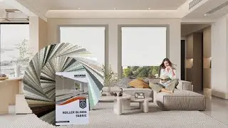 Jacquard  Blinds Fabric Horizontal Coating Blackout Roller Blinds Fabric For Shades