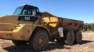 CAT 735 Articulating DumpTruck