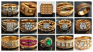 Latest Gold Ring Designs for Men 2025 | Stylish & Royal Collection | 2AMJ