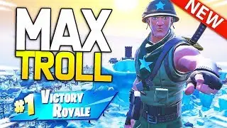 JE TROLL AU MAX POUR CE TOP 1 AVEC LE NOUVEAU SKIN *RAVITAILLEUR* SUR FORTNITE !