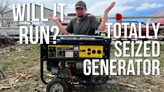 Trashed Generator Has a Seized Motor. Can We Bring it Back to Life?