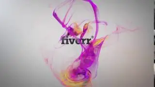 Logo behind Colorful smoke Animated Intro Video #1001