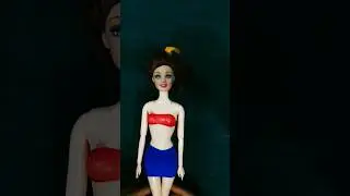 Dolls quick dressup hack#music #barbietutorial