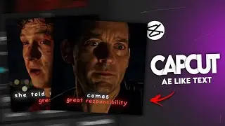 CapCut Trending Text Edit Like Ae Tutorial