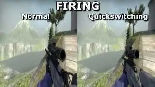 Does quick-switching speed up snipers in CS:GO?