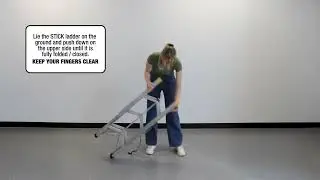 Gorilla STICK&reg; Ladder Lightweight Foldable, suitable for enclosed space
