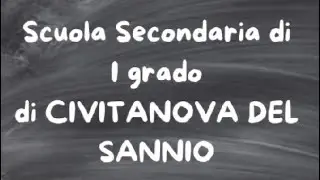 Open Day Scuola Secondaria di Primo Grado di Civitanova Del Sannio