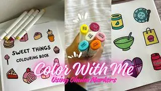 Satisfying ASMR Coloring Compilation with Markers🍧💌 Color with me 💫🎀