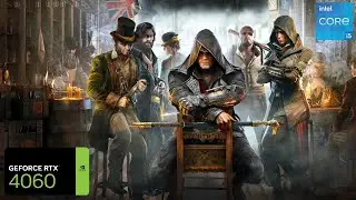 Assassin's Creed Syndicate RTX 4060 FPS TEST | RTX 4060 & i5 12400F Benchmark 1080p/1440p/4K