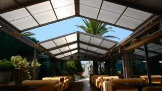 Retractable sliding roof
