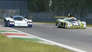 Renault Alpine A442B  vs Porsche 962 C Long Tail vs Chevrolet Intrepid RM1 at Monza
