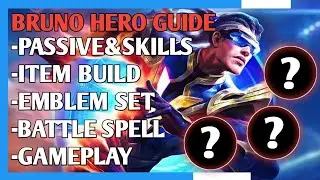 BRUNO GUIDE BUILDS EMBLEM AND SPELL | BRUNO BEST BUILD 2021 - RALPH GAMING