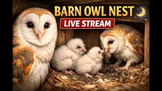 Peak inside this barn loft space as Barn Owls roost over these winter months