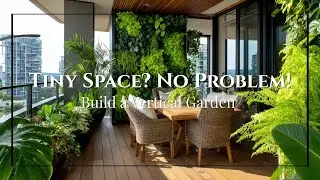 Vertical Garden Magic with Pallet Planters 🌿 | Space-Saving DIY Ideas for Urban Homes