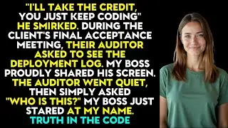 Federal Auditor Exposes My Boss Stealing My Work | Career-Ending Karma