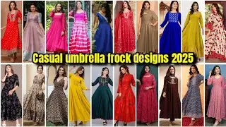 Latest Long Umbrella Frock Design Latest Frock Collection Umbrella Dresses #floorlengthgown