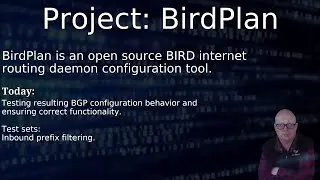 Python, BGP, OSPF and RIP (urg!) with BIRD. Unit testing BGP featureset!