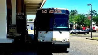 On Board: New Jersey Transit 2017 MCI D4500CT #17088 Route 553 Bridgeton to Vineland