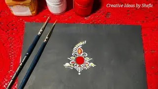 New 2021 bridal kolka design tutorial || chandan art for forehead || bengali bridal bindi design