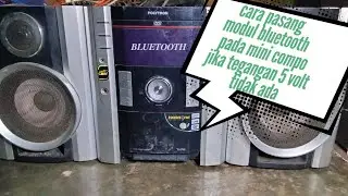cara pasang modul bluetooth pada Polytron mini compo GD 927