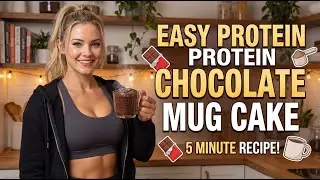 Protein Chocolate Mug Cake 🍫 | Healthy Chocolate Cake in 5 Minutes (No Oven!)